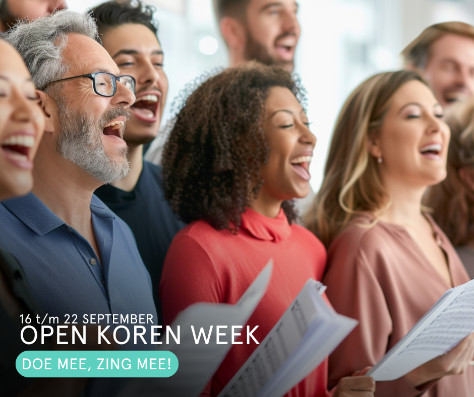 Ontdek de magie van samen zingen tijdens de Open Koren Week!